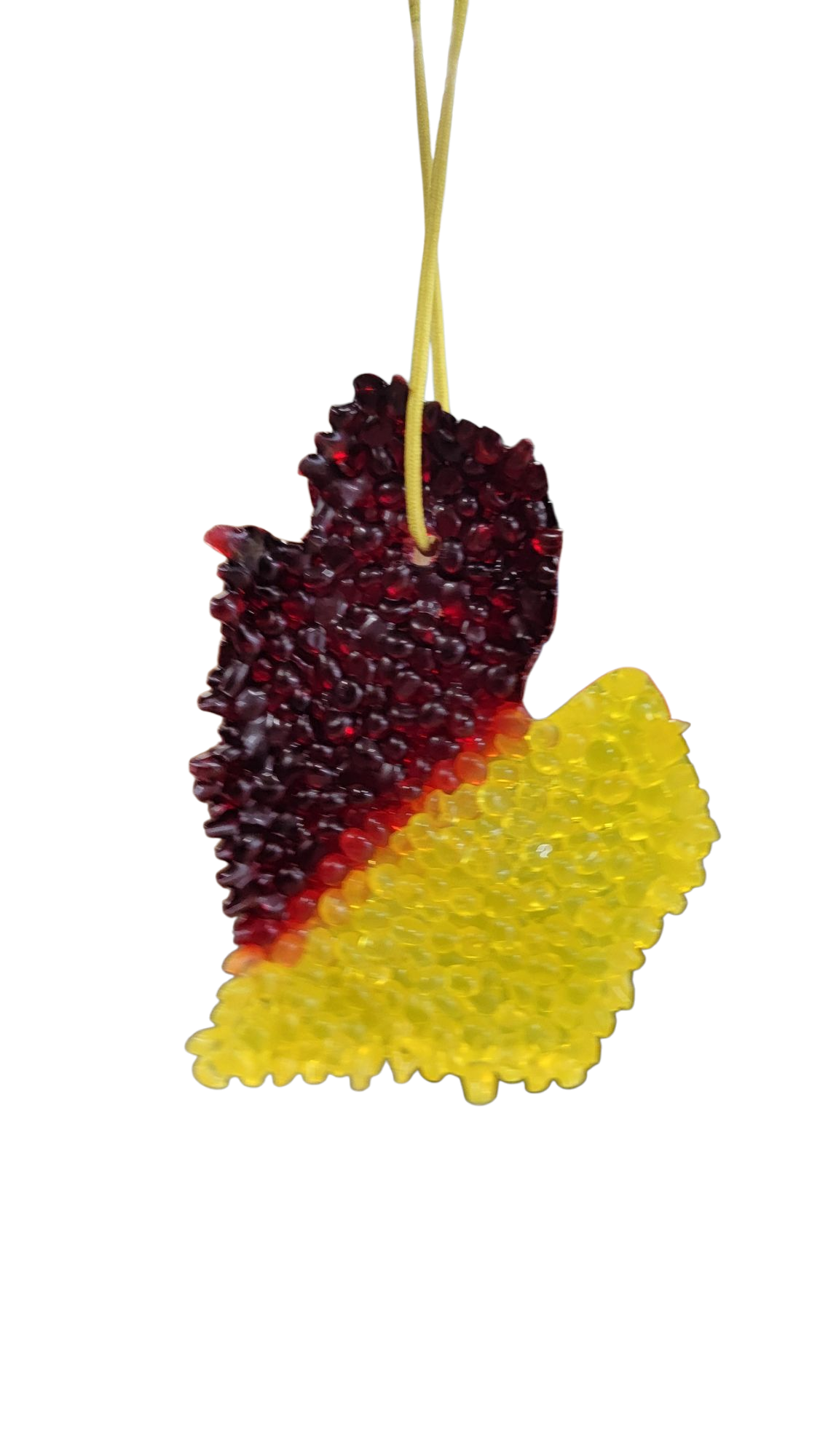Team Spirit Maroon & Gold - Michigan Mitten Air Freshener