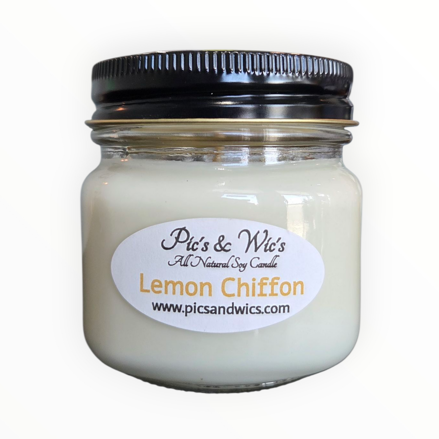 Lemon Chiffon Soy Candles