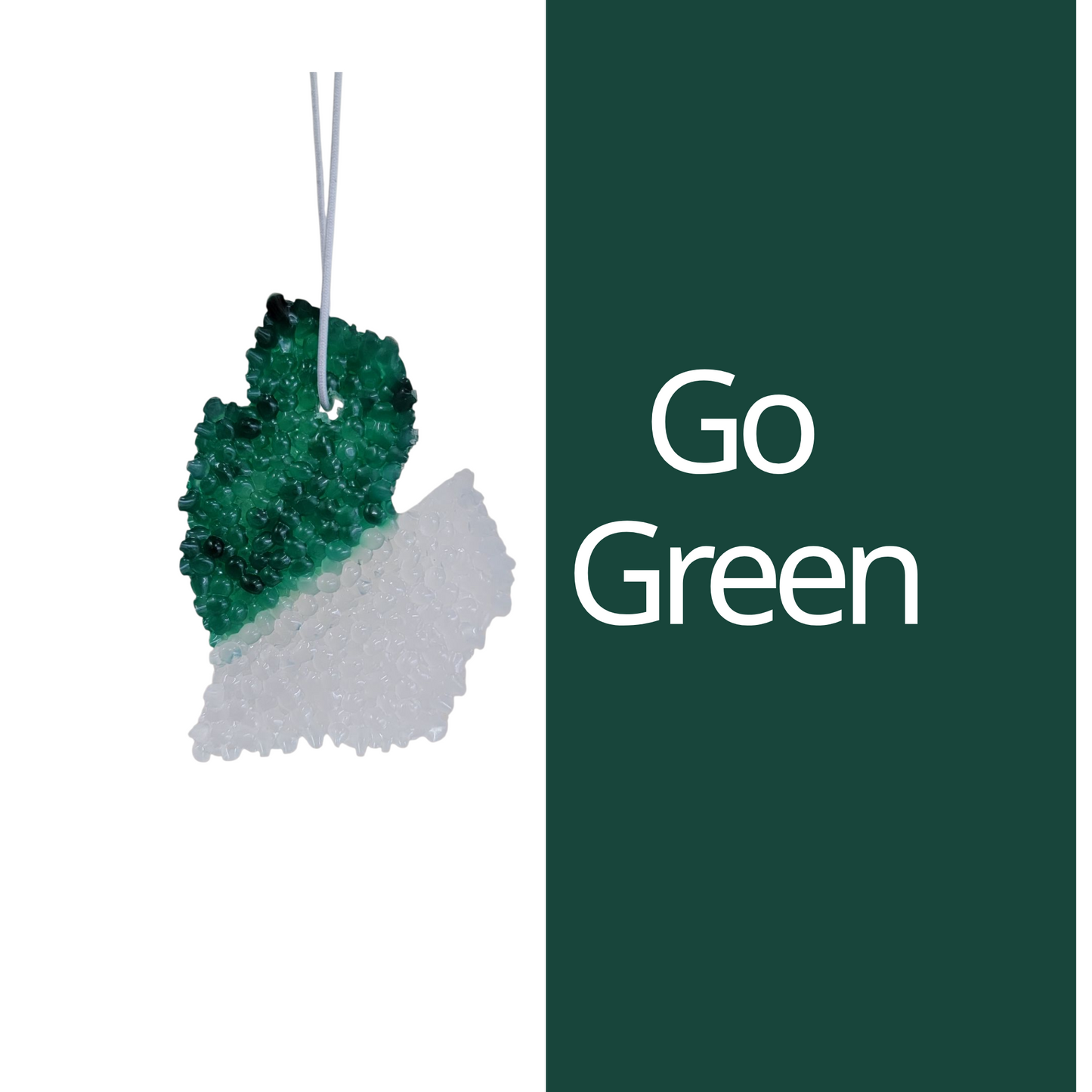 Team Spirit Go Green - Michigan Mitten Air Freshener