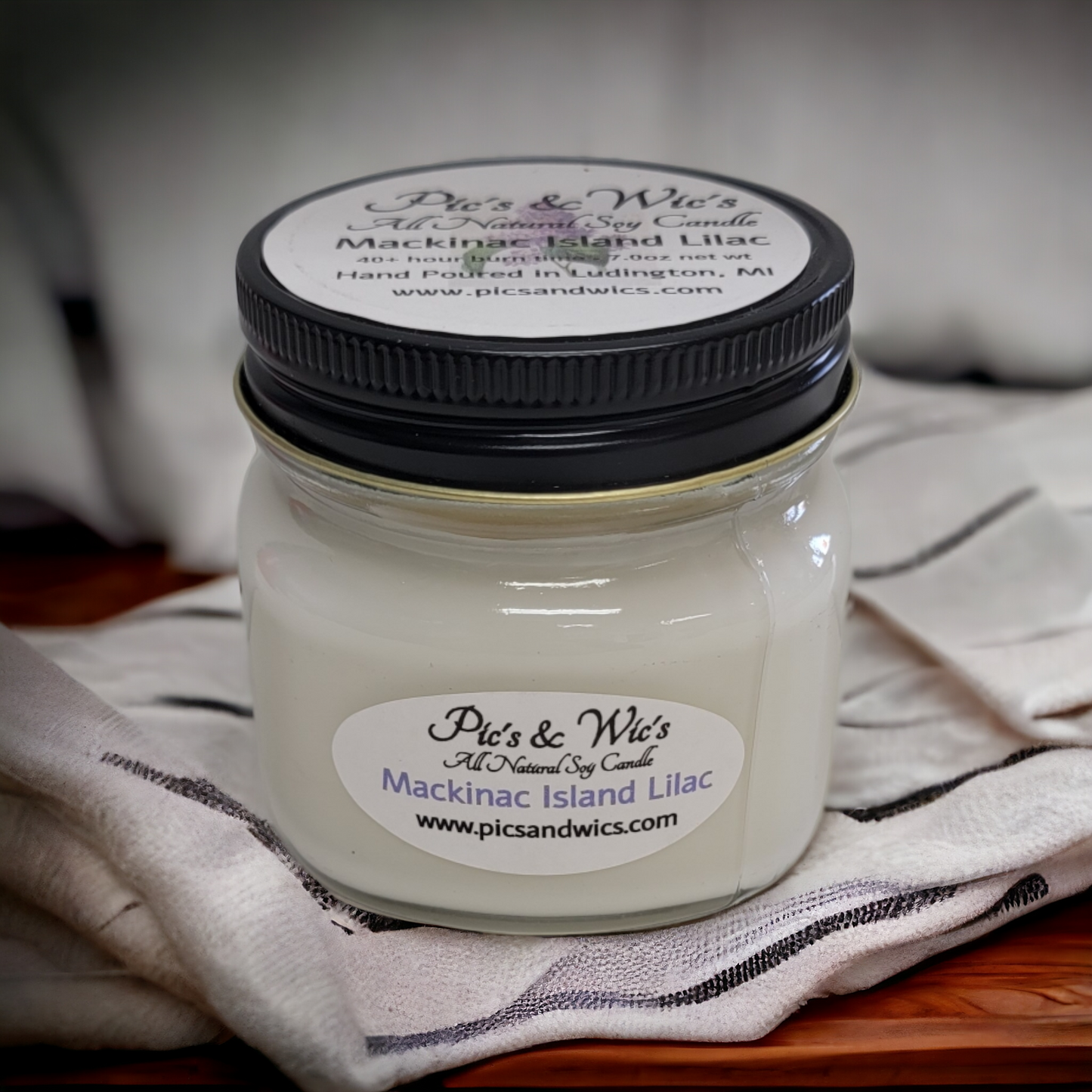 Mackinac Island Lilac Soy Candle