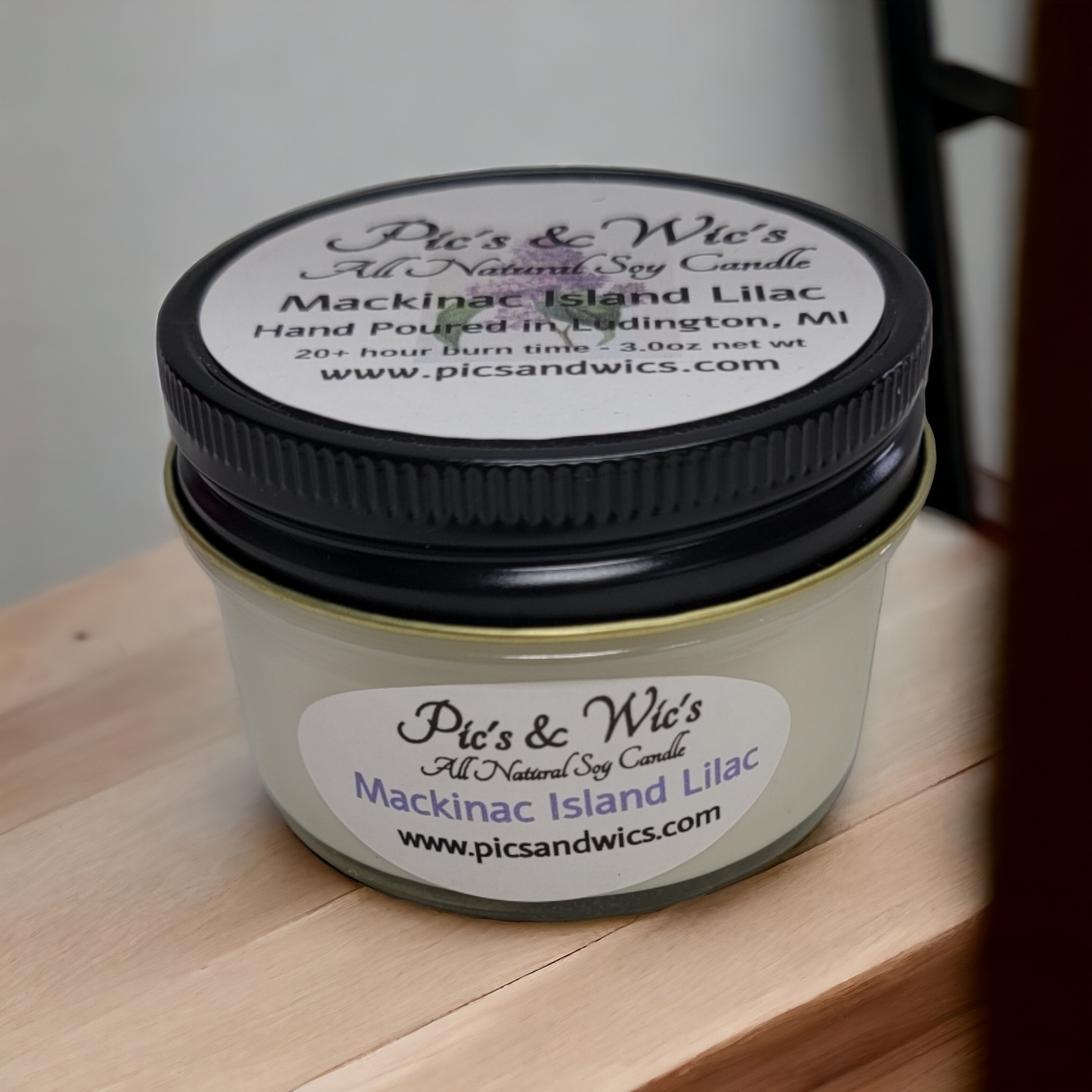 Mackinac Island Lilac Soy Candle