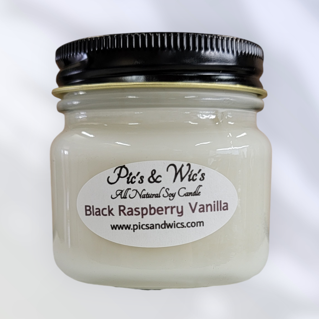 Black Raspberry Vanilla Soy Candle