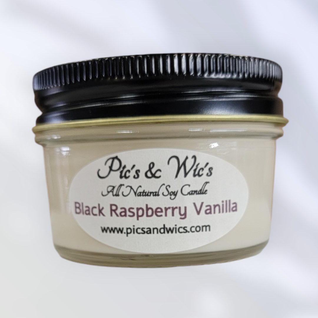 Black Raspberry Vanilla Soy Candle