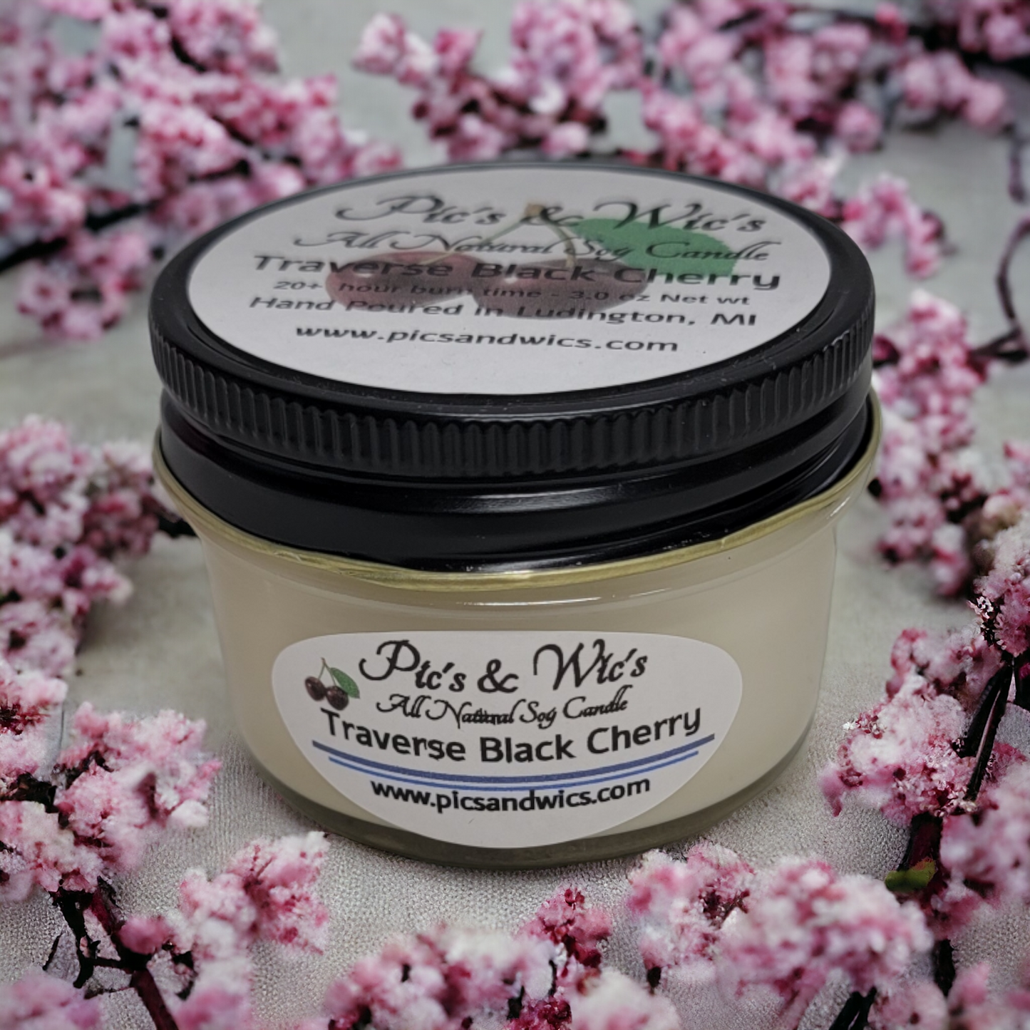Traverse Black Cherry Soy Candle