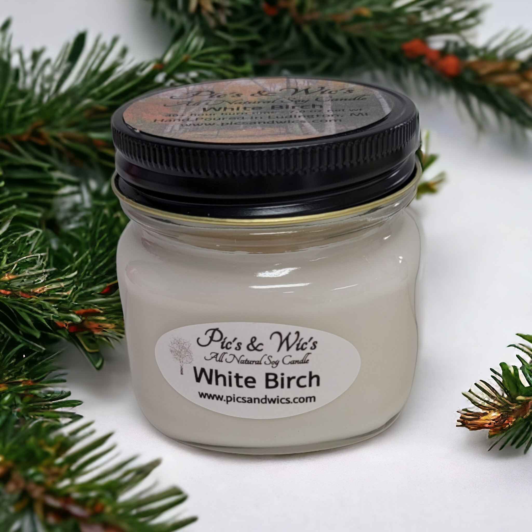 White Birch Soy Candle Pic s Wic s Candle Shoppe White Birch Soy Candle Pic s Wic s Candle Shoppe