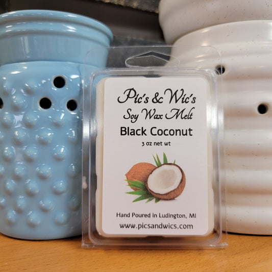Black coconut Soy Wax Melt