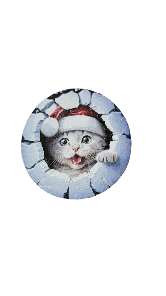 Santa Kitty Air Freshener