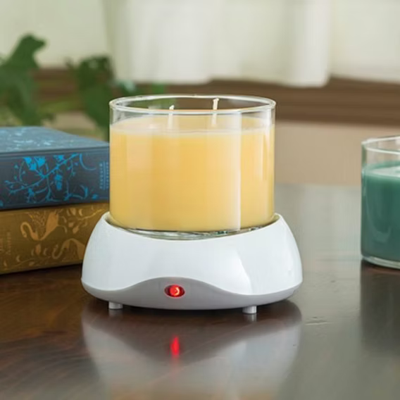 Candle Warmer - White with Auto Shut Off