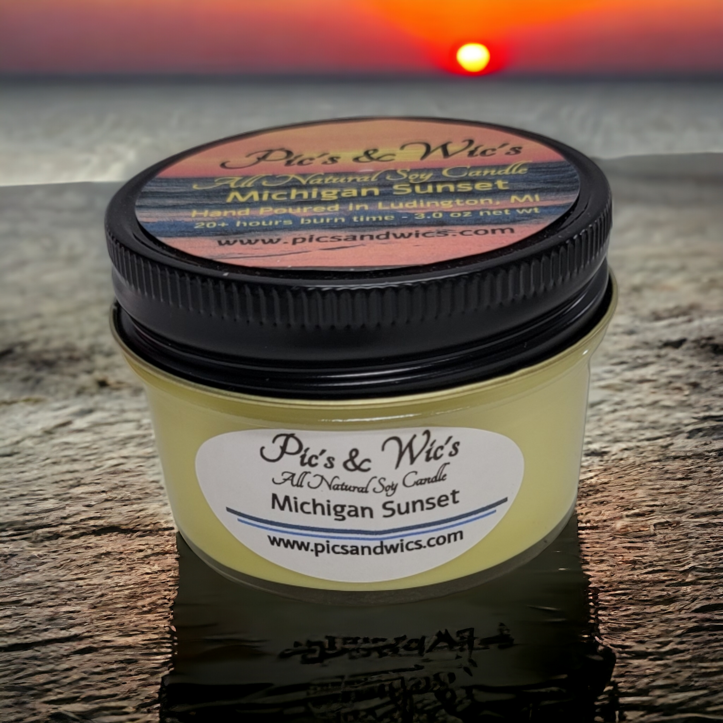 Michigan Sunset Soy Candle