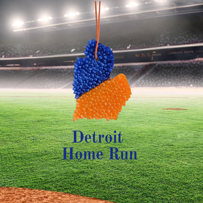 Team Spirit Detroit Home Run - Michigan Mitten Air Freshener