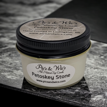 Petoskey Stone Soy Candle