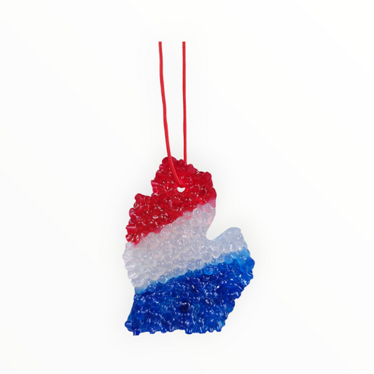 Red, White & Blue - Michigan Mitten Air Freshener