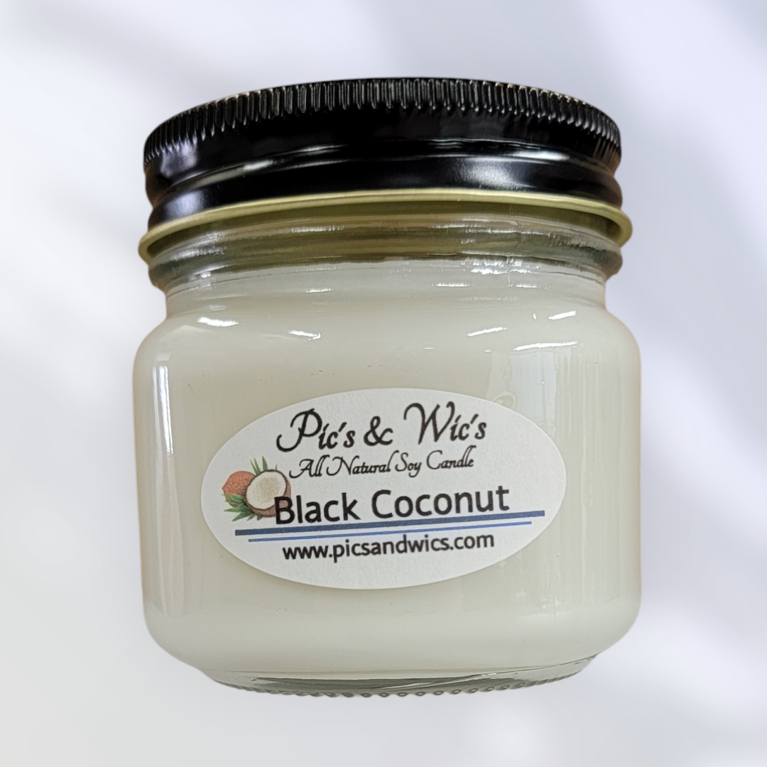 Black Coconut Soy Candle