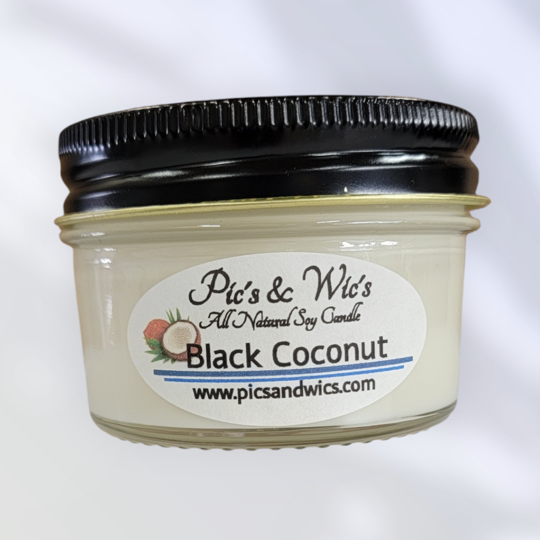 Black Coconut Soy Candle