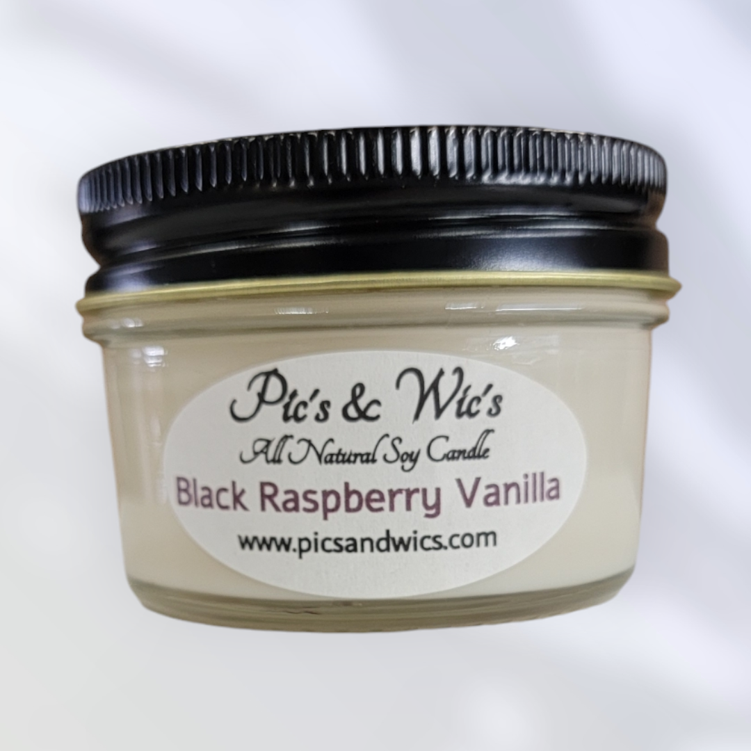 Black  Raspberry Vanilla Soy Candle