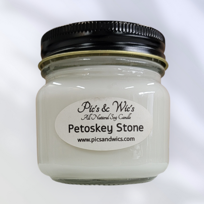 Petoskey Stone Soy Candle